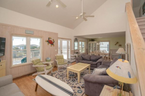 4 BR beach home on 3rd row with breathtaking views from every bedroom balcony awaits!